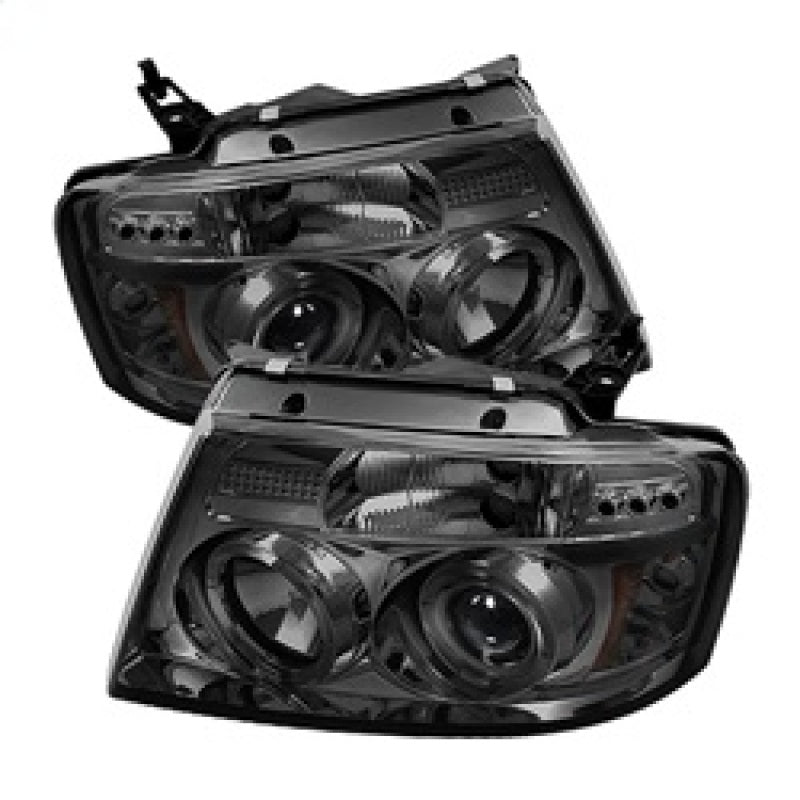 Spyder Ford F150 04-08 Projector Headlights Version 2 LED Halo LED Smke PRO-YD-FF15004-HL-G2-SM 5010223 5010223 Photo - Primary