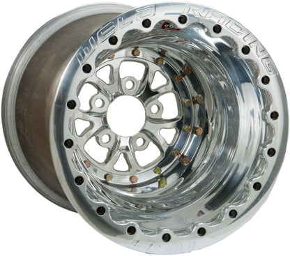 Weld V-Series 16x16 / 5x4.75 BP / 4in. BS Polished Wheel - Polished Double Beadlock 84P-616278UP 84P-616278UP User 1