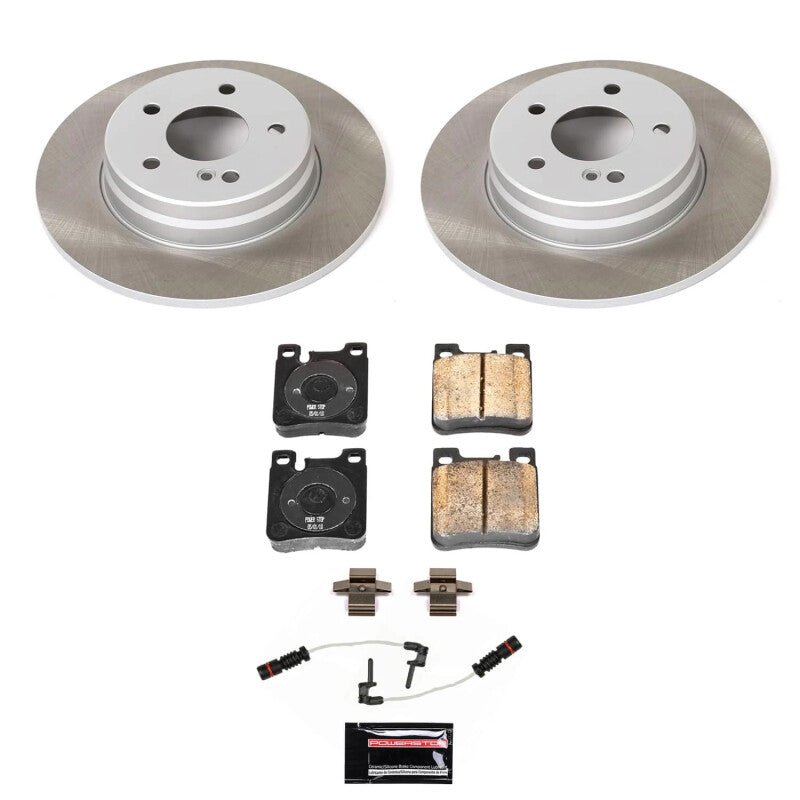 PowerStop Power Stop 98-00 Mercedes-Benz E430 Rear Semi-Coated Rotor Kit SC624 SC624 Photo - Primary