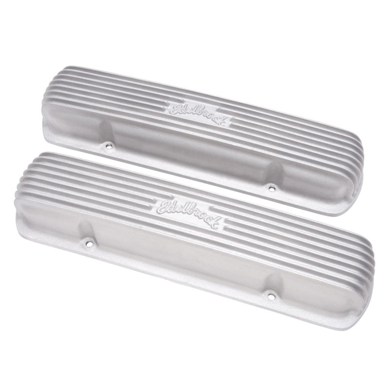 Edelbrock Valve Cover, Classic Series, Pontiac, 1962-1979 301-455 CID V8, Satin 41309 Photo - Unmounted