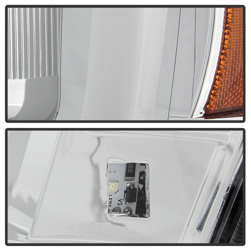 Spyder 07-14 Chevy Suburban/Tahoe V2 Projector Headlights LED Turn Sig Chrome PRO-YD-CSUB07V3-SB-C 5086235 5086235 Photo - Unmounted