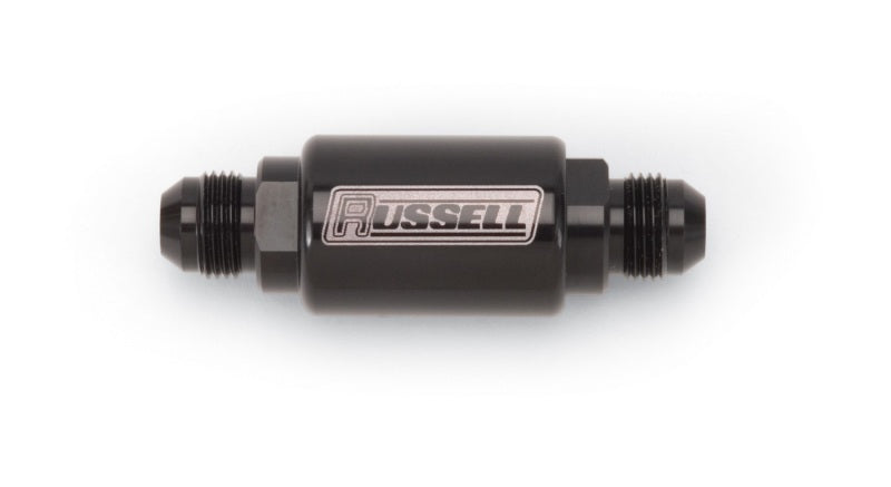 Russell Check Valve -8 AN Male To -8 AN Male Black Anodized 650613 Photo - Primary