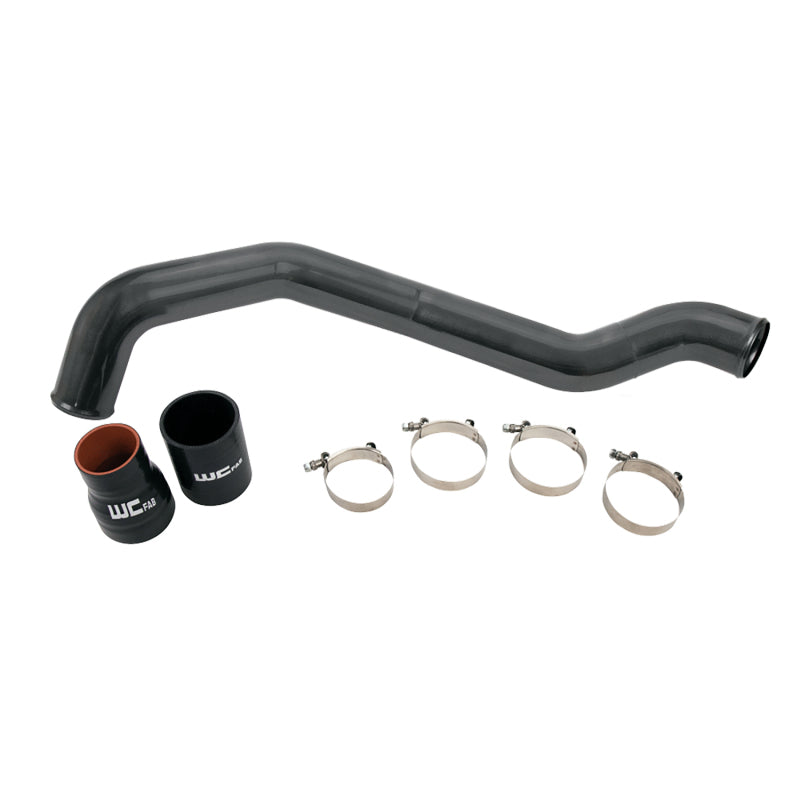 Wehrli 04.5-10 Chevrolet 6.6L LLY/LBZ/LMM Duramax Driver Side 3in Intercooler Pipe - Gloss Black WCF100352-GB WCF100352-GB Photo - Primary