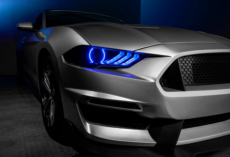 ORACLE Lighting Oracle 18-21 Ford Mustang Dynamic DRL Upgrade w/ Halo Kit & Sequential Turn Signal - ColorSHIFT 1446-332 1446-332 User 3