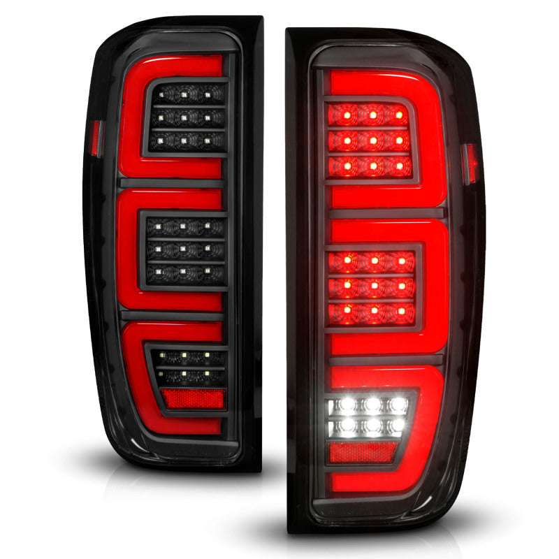 ANZO 19-23 GMC Sierra 1500/2500HD/3500HD Black Replacement Full LED Bar Tail Light 311457 311457 Photo - Unmounted