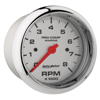 Autometer Gauge, Tachometer, 3 3/8", 8k RPM, Marine Chrome 200779-35 User 3