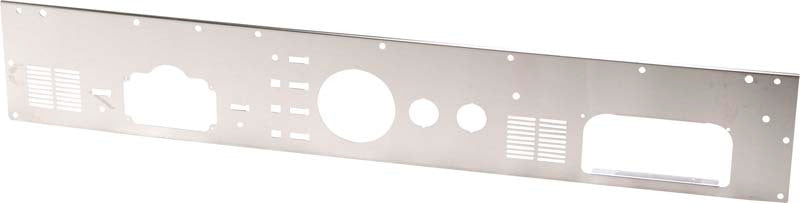 Kentrol 76-86 Jeep CJ Dash Panel Without Radio Opening Brushed Silver 30562 30562 Photo - Primary