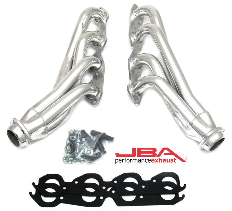 JBA 01-03 Gm Truck 8.1L BBC w/o EGR/A.I.R. 1-3/4in Primary Silver Ctd Cat4Ward Header 1860SJS 1860SJS Photo - Primary