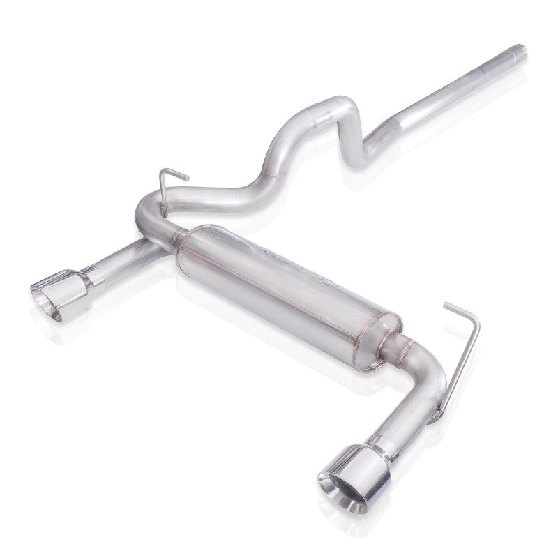 Stainless Works 2018+ Jeep Wrangler JL 304SS Factory Connect 2.5in Cat Back Exhaust System JPJLUCB JPJLUCB Photo - Unmounted