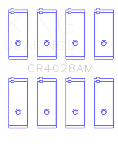 King Engine Bearings Toyota 3Y (Size +0.50mm) Connecting Rod Bearing Set CR4028AM0.5 CR4028AM0.5 Photo - Primary