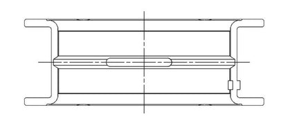 ACL Ford V8 255-289-302 Race Series Engine Crankshaft Main Bearing Set 5M590H-11 5M590H-11 Technical Drawing