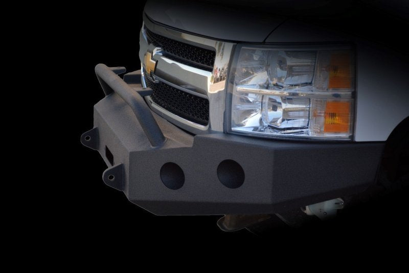 DV8 Offroad 07-13 Chevrolet Silverado 1500 Front Bumper - Black Powdercoat FBCS1-01 FBCS1-01 Photo - Close Up