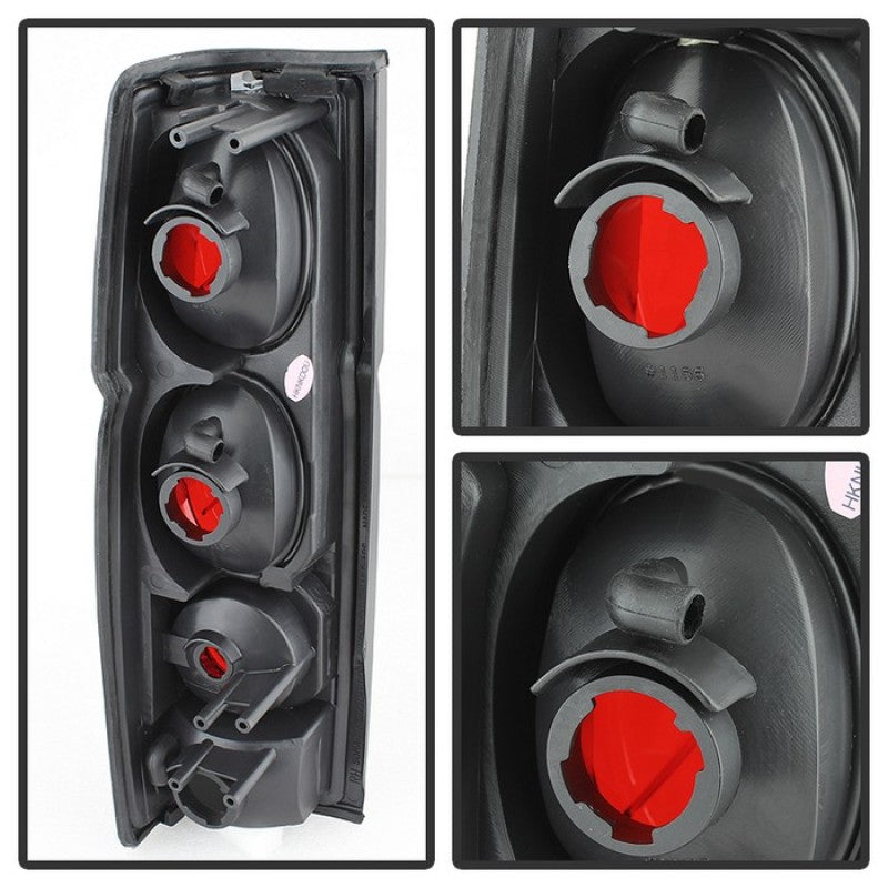 Spyder Nissan Hardbody 86-97 Euro Style Tail Lights Black Smoke ALT-YD-NH86-BSM 5078216 5078216 User 1