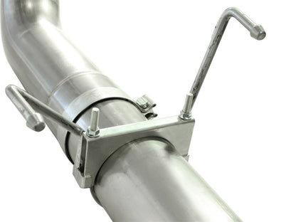 aFe ATLAS 5in Aluminized Steel DPF-Back Exhaust System w/Black Tip Dodge 49-02016-B Photo - Unmounted