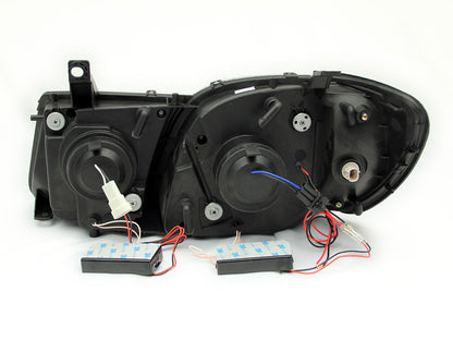 Anzo 1998-2007 Lexus Lx470 Projector Headlights w/ Halo Chrome (CCFL) 111169 Photo - Unmounted