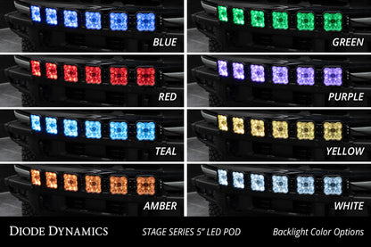 Diode Dynamics Bronco SS5 6-Pod CrossLink Grille Lightbar Kit Sport - Yellow Combo DD7236 DD7236 User 6