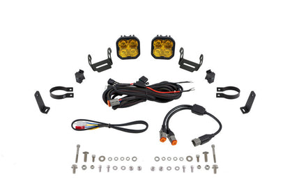 Diode Dynamics SS3 LED Bumper 2 In Roll Bar Kit Max - Yellow Combo (Pair) DD7715 DD7715 Photo - Primary