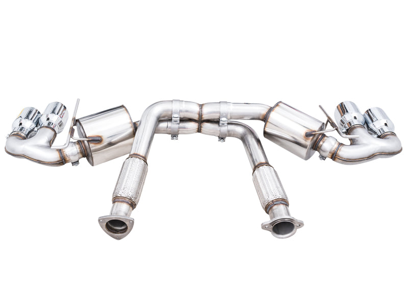 AWE Tuning 2020 Chevrolet Corvette (C8) Touring Edition Exhaust - Quad Chrome Silver Tips 3015-42151 3015-42151 Photo - out of package