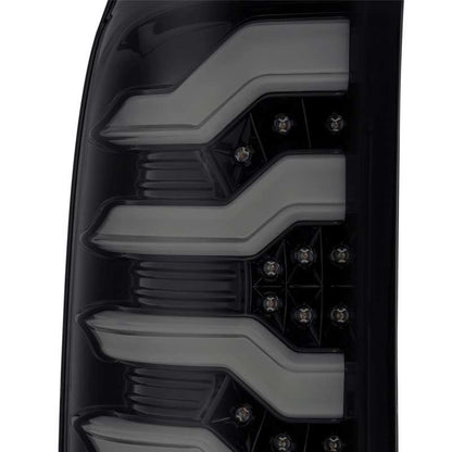 AlphaRex 14-18 GMC Sierra 1500 PRO-Series LED Tail Lights Jet Black 630010 630010 User 1