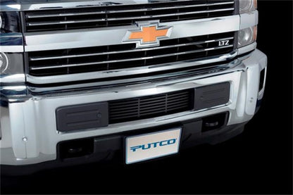 Putco 2015-2017, Chevrolet Silverado HD - Stainless Steel - Black Bar Design 87195 Photo - Mounted