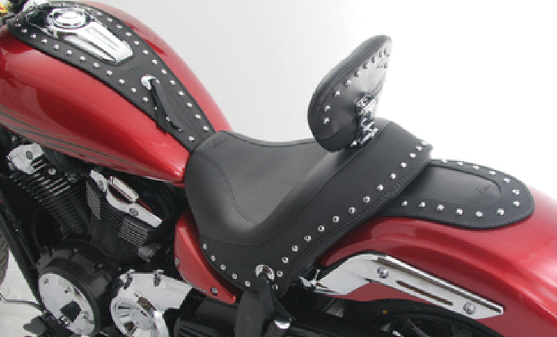 Mustang Motorcycle Mustang 11-17 Yamaha Stryker Cruise Tank Bib w/Studs - Black 93222 93222 Photo - Primary