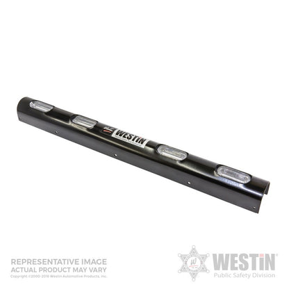 Westin Push Bumper Elite Light Channel 33.1 inch Whelen 4 Hole - Black 36-6015W4 36-6015W4 Photo - Primary