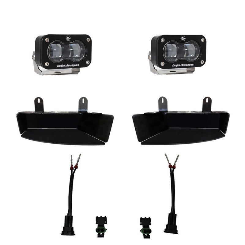 Baja Designs 19-22 Dodge RAM 2500/3500 S2 SAE Fog Pocket Light Kit - Clear 448165 448165 User 1