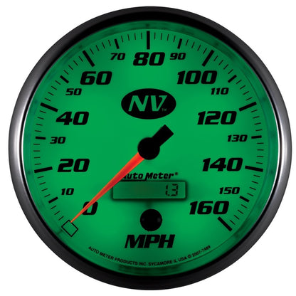 AutoMeter Gauge Speedometer 5in. 160MPH Elec. Programmable NV 7489 7489 User 2