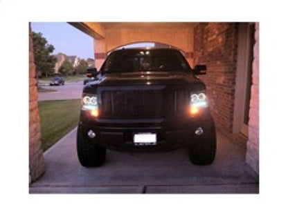 Spyder Ford F150 09-14 Projector Headlights Halogen Model- LED Halo LED Chrm PRO-YD-FF15009-HL-C 5010247 5010247 Photo - Mounted