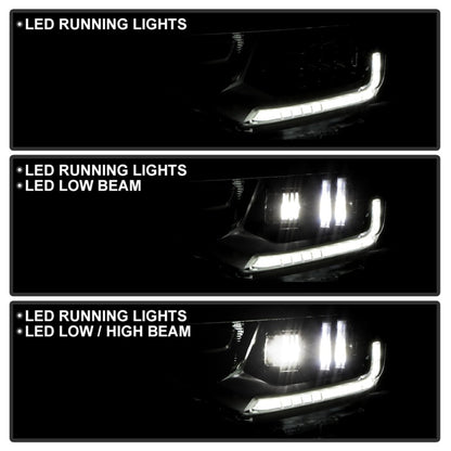 SPYDER Xtune 18-21 Chevrolet Traverse Full LED HeadLight - OE Left (Signal/Side Marker Halogen) 9956263 9956263 Photo - Unmounted