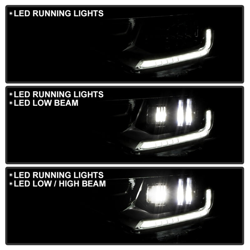 SPYDER Xtune 18-21 Chevrolet Traverse Full LED HeadLight - OE Left (Signal/Side Marker Halogen) 9956263 9956263 Photo - Unmounted