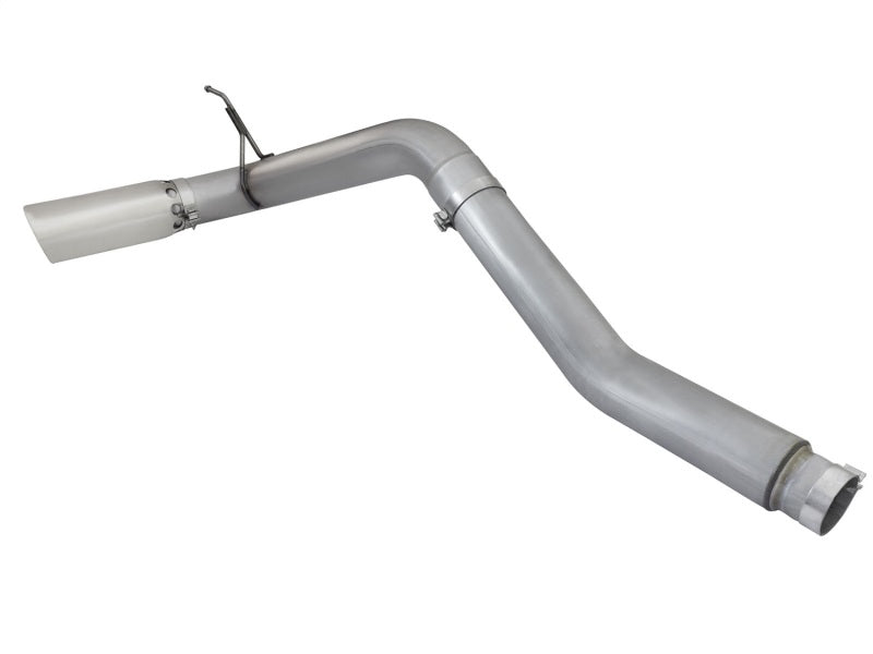 aFe  POWER  LARGE BORE HD 5" DPF SS Exhaust System w/Polished Tip 49-46112-P Photo - Unmounted