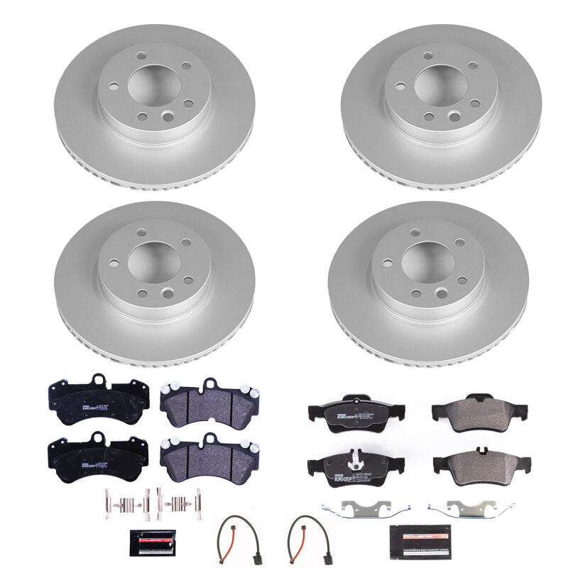 PowerStop Power Stop 04-06 Porsche Cayenne Front Euro-Stop Brake Kit ESK4554 ESK4554 Photo - Primary