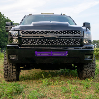 Wehrli 11-14 Chevrolet Silverado 2500/3500 HD / Duramax LML Bumper Grille - Fine Texture Black WCF100285-FTB WCF100285-FTB User 2