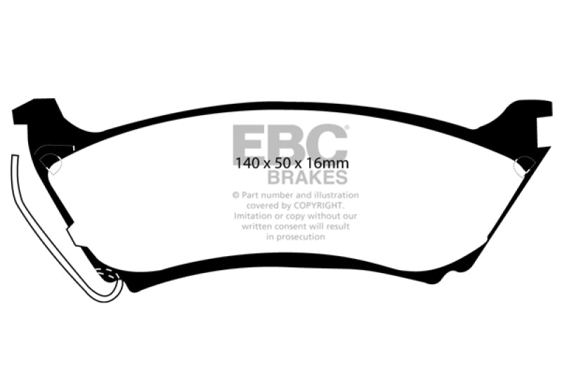 EBC Disc Brake Pad Set DP31233C Photo - Primary
