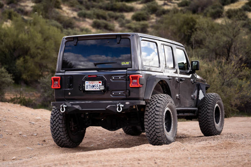 DV8 Offroad 18-22 Jeep Wrangler JL Spare Tire Delete Kit w/Light Mounts TSJL-03 TSJL-03 Photo - Primary