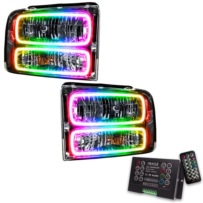 ORACLE Lighting Oracle 05 Ford Excursion SMD HL - Chrome - ColorSHIFT w/ 2.0 Controller 7146-333 7146-333 Photo - Primary