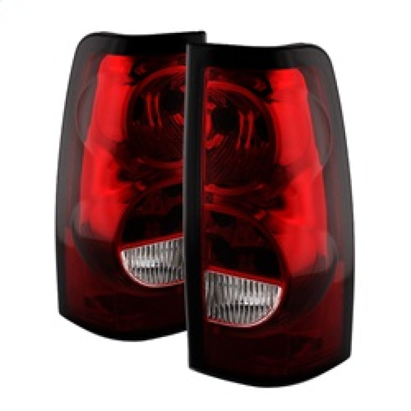 SPYDER Xtune Chevy Silverado 1500-2500-3500 03-06 OEM Style Tail Lights Red Clear ALT-JH-CS03-OE-RC 9026362 9026362 Photo - Primary