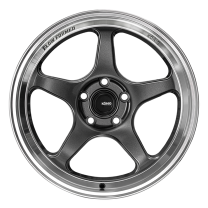 Konig Hyperspec 18x8 5X114.3 ET35 Anthracite Metallic Wheel w/ Mirror Machined Lip HP88514356 HP88514356 User 1