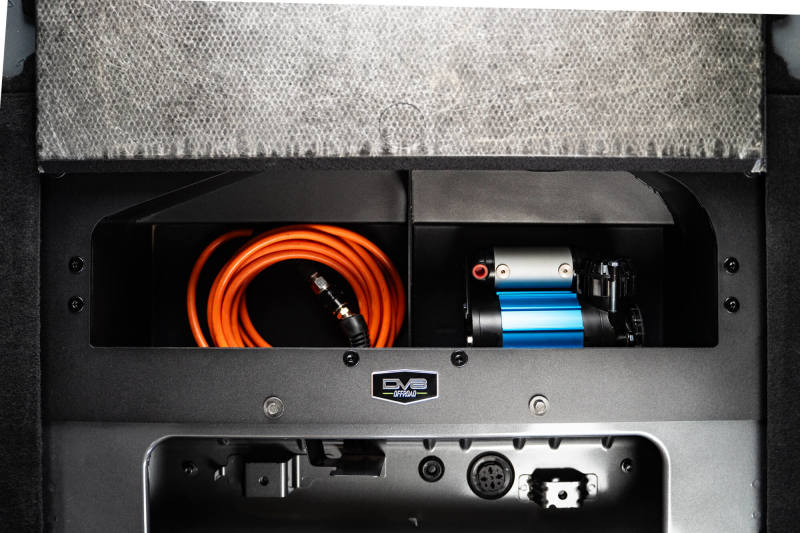 DV8 Offroad 21-23 Ford Bronco (Exc. Bronco Raptor) Air Compressor Mount & Storage Box CMBR-01 CMBR-01 Photo - Unmounted
