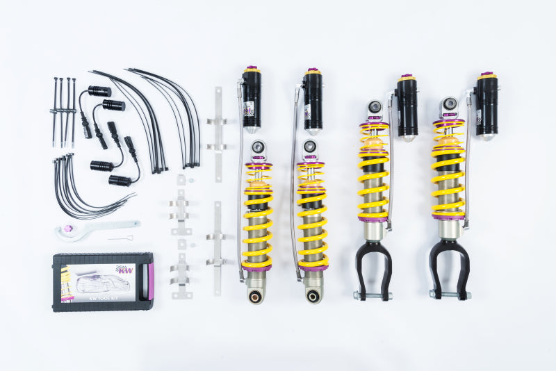 KW Coilover Kit V4 Bundle Audi R8 (4S) Coupe/Spyder w/ Magnetic Ride 3A7100AN 3A7100AN Photo - Primary