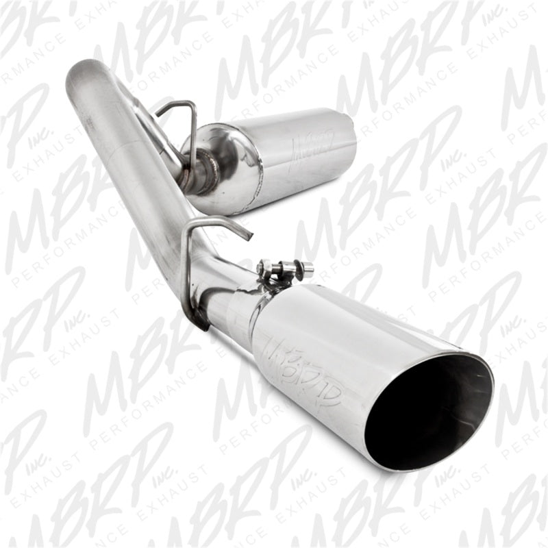 MBRP 2000-2006 Jeep Wrangler (JK) Inline-4 2.5L Inline-6 4.0L Cat Back Sing S5500409 Photo - Primary