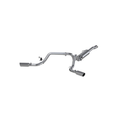 MBRP 2016 Toyota Tacoma 3.5L EC/CC Cat Back Dual Split Exit Alum Exhaust S5340AL Photo - Primary