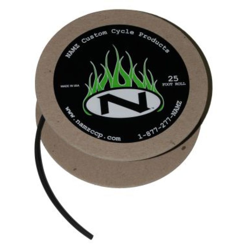 NAMZ 3/32in ID Heat Shrink 25ft - Black NHSR-25332