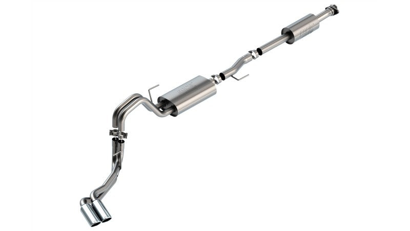 Borla F-150 2021 3.3L CC SB EC STB XL/XLT/Lariat/KR/Plnm/LTD 3/2.25 DSE Cat-Back ATAK Chrome Tips 140881 140881 User 1