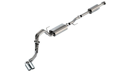 Borla F-150 2021 3.3L CC SB EC STB XL/XLT/Lariat/KR/Plnm/LTD 3/2.25 DSE Cat-Back ATAK Chrome Tips 140881 140881 User 1