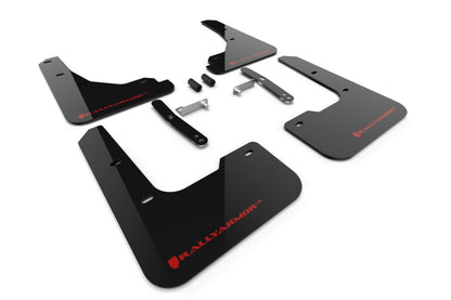 Rally Armor 2024 Hyundai Elantra Black Mud Flap Red Logo MF119-UR-BLK-RD MF119-UR-BLK-RD Photo - Primary