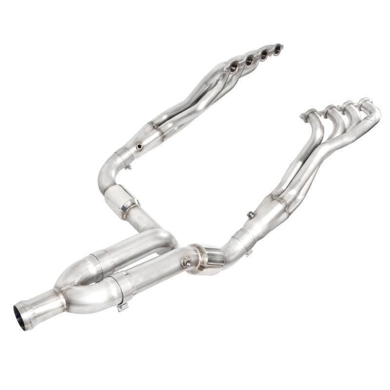 Stainless Works 2007-13 Chevy Silverado/GMC Sierra Headers 1-7/8in Primaries High-Flow Cats Y-Pipe CT07HCATY CT07HCATY Photo - Primary
