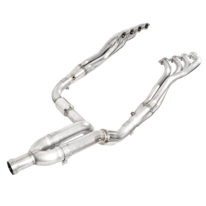 Stainless Works 2007-13 Chevy Silverado/GMC Sierra Headers 1-7/8in Primaries High-Flow Cats Y-Pipe CT07HCATY CT07HCATY Photo - Primary