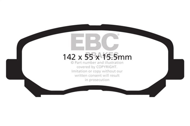 EBC Disc Brake Pad Set DP42134R Photo - Primary